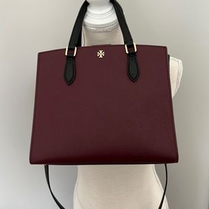 Gorgeous like new Tory Burch, satchel, handles & crossbody adjustable strap